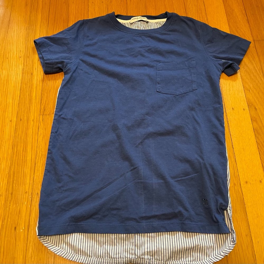 Italian 2 material designer shirt